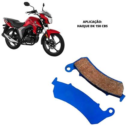 Imagem de Pastilha freio dianteiro city - haojue dk 150 cbs (d) / dr 160 (d) / dk 160 (d)