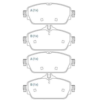 Imagem de Pastilha Freio Dianteiro MB C/CLASS C180/C200 2014/...Cerâmica - Willtec