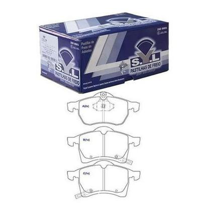 Imagem de Pastilha Freio Dianteiro Polo Fox Gol Up Virtus Golf Bora Syl 1042