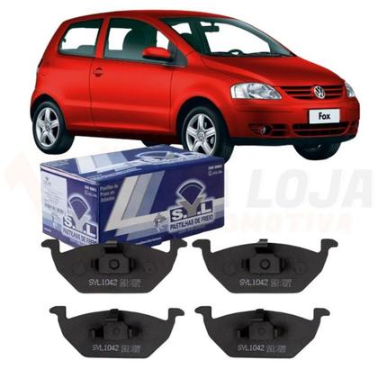 Imagem de Pastilha Freio Dianteiro Polo Fox Gol Up Virtus Golf Bora Syl 1042
