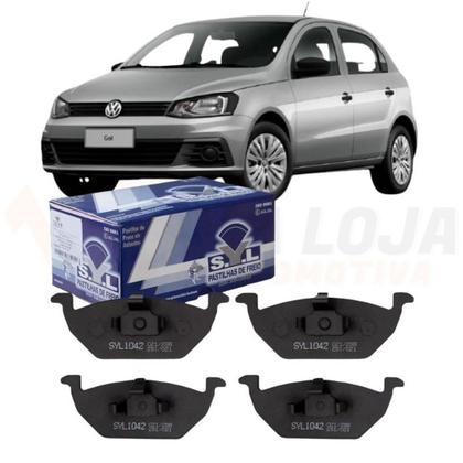 Imagem de Pastilha Freio Dianteiro Polo Fox Gol Up Virtus Golf Bora Syl 1042