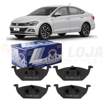 Imagem de Pastilha Freio Dianteiro Polo Fox Gol Up Virtus Golf Bora Syl 1042