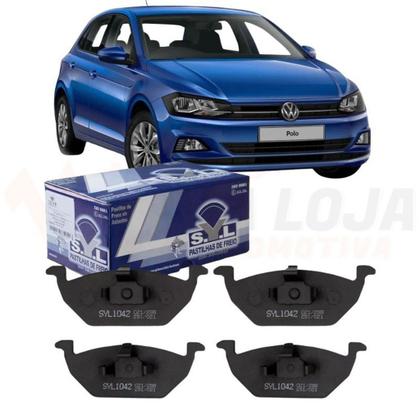 Imagem de Pastilha Freio Dianteiro Polo Fox Gol Up Virtus Golf Bora Syl 1042