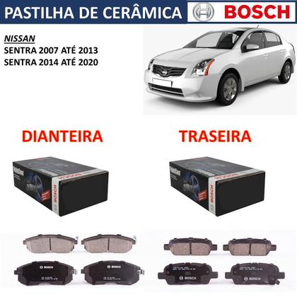 Imagem de Pastilha freio dianteiro / traseiro bosch nissan sentra 2010