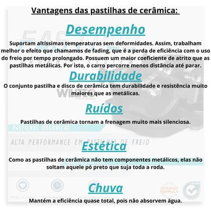 Imagem de Pastilha Freio Disco Dianteiro BMW Série 1, 2, 3 e 4 116i 125i 118i 320i 420i 2010/... Willtec