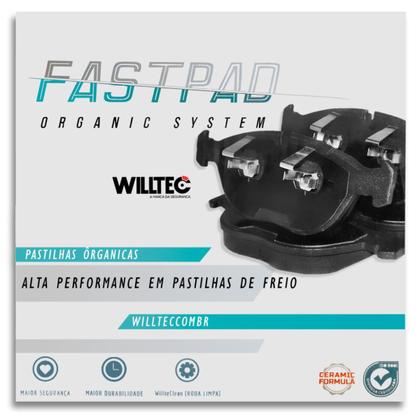 Imagem de Pastilha Freio Disco Dianteiro BMW Série 1, 2, 3 e 4 116i 125i 118i 320i 420i 2010/... Willtec