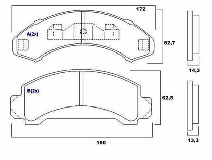 Imagem de Pastilha Freio Syl Dianteiro Ford Explorer E Ranger