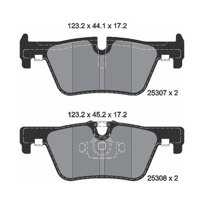 Imagem de Pastilha Freio Traseira Textar Bmw F30 320i 328i 2012 A 2018