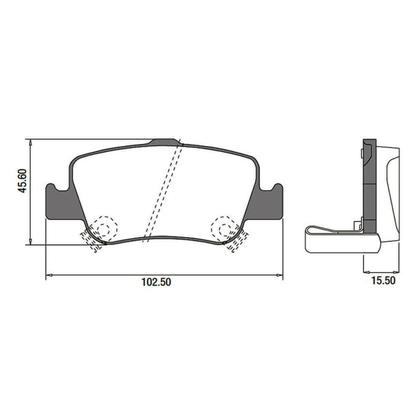 Imagem de Pastilha Freio Traseiro Corolla 2008 a 2022 PD689