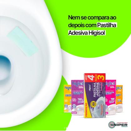 Imagem de Pastilha Sanitária Adesiva Leve 4 Pague 3 de Privada Higisol 9gr Lavanda