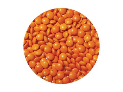 Imagem de Pastilhas Chocolate Coloreti Mini Laranja Pacote 300g