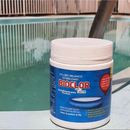 Imagem de Pastilhas Cloro p/ Piscinas Higieniza de 8.000 a 12.000 Litros Bioclor Tabs