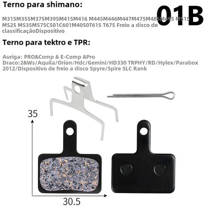 Imagem de Pastilhas De Freio a Disco Shimano XT DEORE MT200 MTB 1 Par De Resina De Metal Para Magura Tektro
