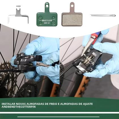 Imagem de Pastilhas De Freio Cerâmicas Hidráulicas MTB Para Bicicleta De Montanha SHIMANO MT200 B01S B05S Peça