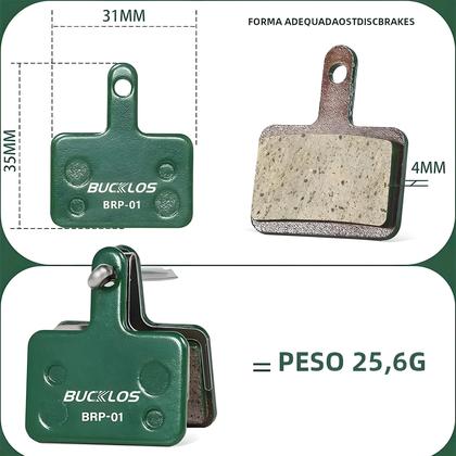 Imagem de Pastilhas De Freio Cerâmicas Hidráulicas MTB Para Bicicleta De Montanha SHIMANO MT200 B01S B05S Peça