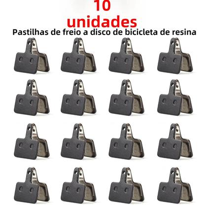 Imagem de Pastilhas De Freio De Disco De Resina Compatíveis Com Shimano Para Bicicleta MTB, 10 Pares, MT200