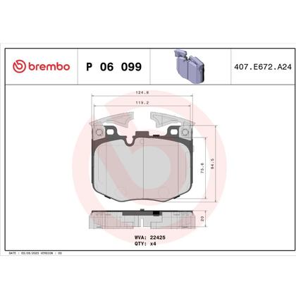Imagem de Pastilhas de Freio Dianteira BMW 330i 320i S. 5/6/7 P06099N