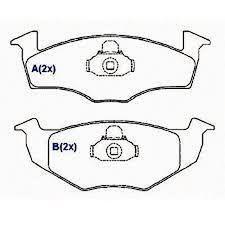 Imagem de Pastilhas de Freio Dianteira Syl1410 P/ A3 / Fox / Golf / Passat / Polo / Saveiro / Voyage Original