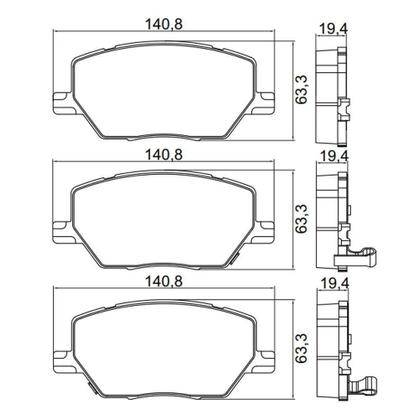 Imagem de Pastilhas do Freio Dianteiro Toro Fastback Renegade Compass Commander