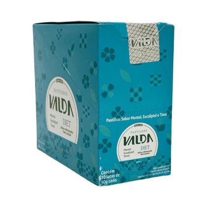 Imagem de Pastilhas Valda Classic Diet Lata 10x50g