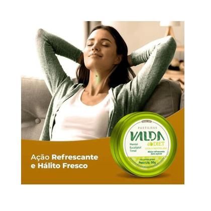 Imagem de Pastilhas Valda Diet Citrus Mentolado Lata 10x50