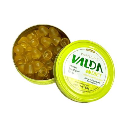 Imagem de Pastilhas Valda Diet Citrus Mentolado Lata 10x50