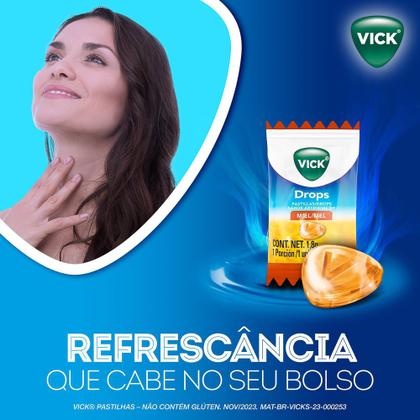 Imagem de Pastillha Vick Drops Sabor Mel com 20 Unidades