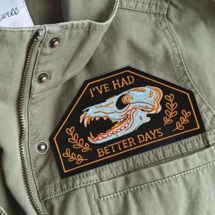 Imagem de Patch Bordado Retrô De Desenho Animado Termocolante Para Roupas, Bonés, Bolsas, Jaquetas,