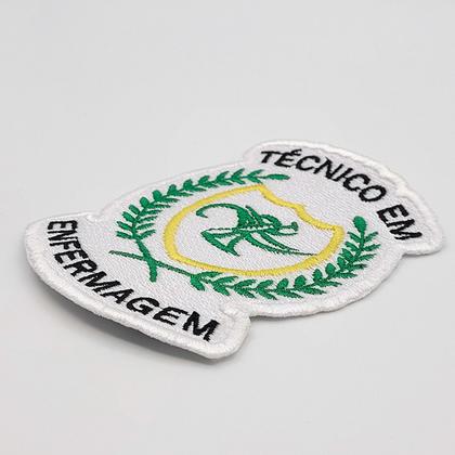 Imagem de Patch Bordado Técnico Enfermagem Termocolante Aplique 9x7cm