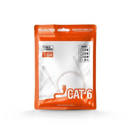 Imagem de Patch Cord Cat.6 10M Branco Pc-Eth6U100Wh Plus Cable