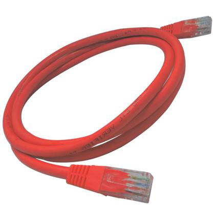 Imagem de Patch Cord Cat6 100% Cobre 1,5m Homologado Anatel - Vermelho