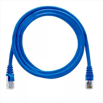 Imagem de Patch Cord Cat6 3 Metros Utp Azul 51774 Legrand