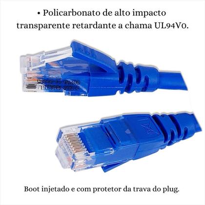 Imagem de Patch cord cat6 utp 2,50 azul nexans