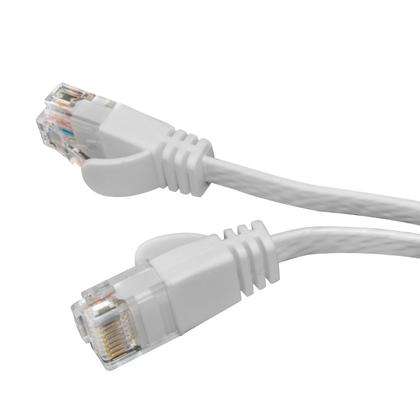 Imagem de Patch Cord Flat RJ45 Cat6 1,5m Branco - Pier
