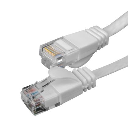 Imagem de Patch Cord Flat RJ45 Cat6 2,5m Branco - Pier