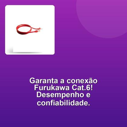 Imagem de Patch Cord Furukawa Cat.6 2.5m Vermelho
