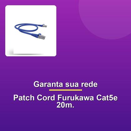 Imagem de Patch Cord Furukawa Cat5e 20m Azul