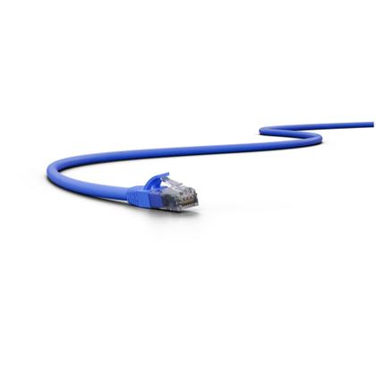 Imagem de Patch Cord Impact Giga Utp Cat6 4p Cor Azul 1.0 Metros Intelbras Conectores Rj45 Flexível Multifilar