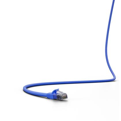 Imagem de Patch Cord Impact Giga Utp Cat6 4p Cor Azul 1.0 Metros Intelbras Conectores Rj45 Flexível Multifilar