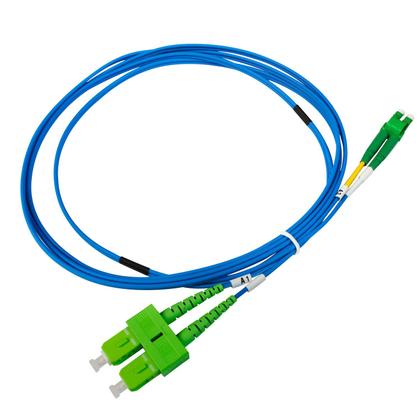 Imagem de Patch Cord Óptico Monomodo Duplex SM SC-APC/LC-APC (9/125) - 2 Metros