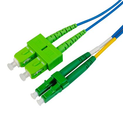 Imagem de Patch Cord Óptico Monomodo Duplex SM SC-APC/LC-APC (9/125) - 2 Metros