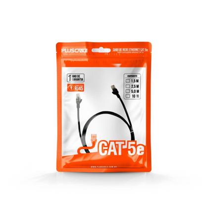 Imagem de Patch CORD U-UTP CAT.5E CMX T568A-B 0.5 Metro Preto 35104006
