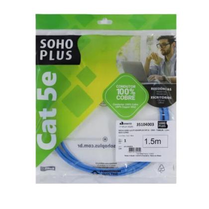 Imagem de Patch Cord U/utp Furukawa Sohoplus Cat5e Cmx 1.5m Azul Claro