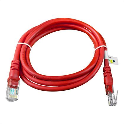 Imagem de Patch Cord UTP CAT5E 1.5 M Vermelho 10034601 Maxi Telecom