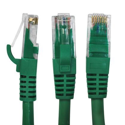 Imagem de Patch Cord UTP Cat6 100% Cobre 0,5m Flexível Homologado Anatel - Verde