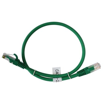 Imagem de Patch Cord UTP Cat6 100% Cobre 0,5m Flexível Homologado Anatel - Verde