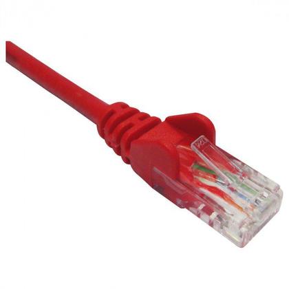 Imagem de Patch cord utp cat6 26awg padrao 568b 2.5m vermelho