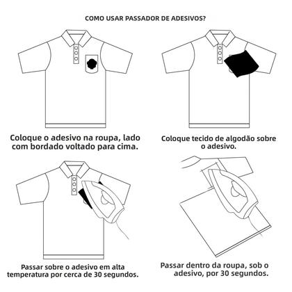 Imagem de Patch De Meme De Cachorro This Is Fine Com Borda Branca Para Homens, Aplicável Com Ferro Ou Costura