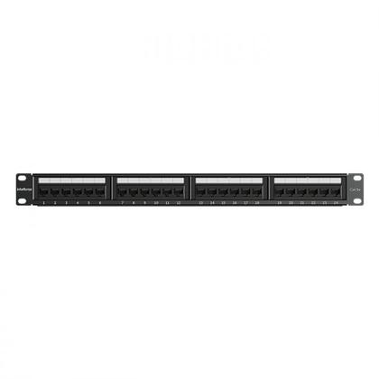 Imagem de Patch Panel 24 Portas Rj45 Cat5e Intelbras Impact Lan Pp524 Para Rack