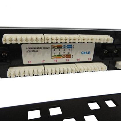 Imagem de Patch panel cat.6 24 portas seccon wt-2178c-110-24p